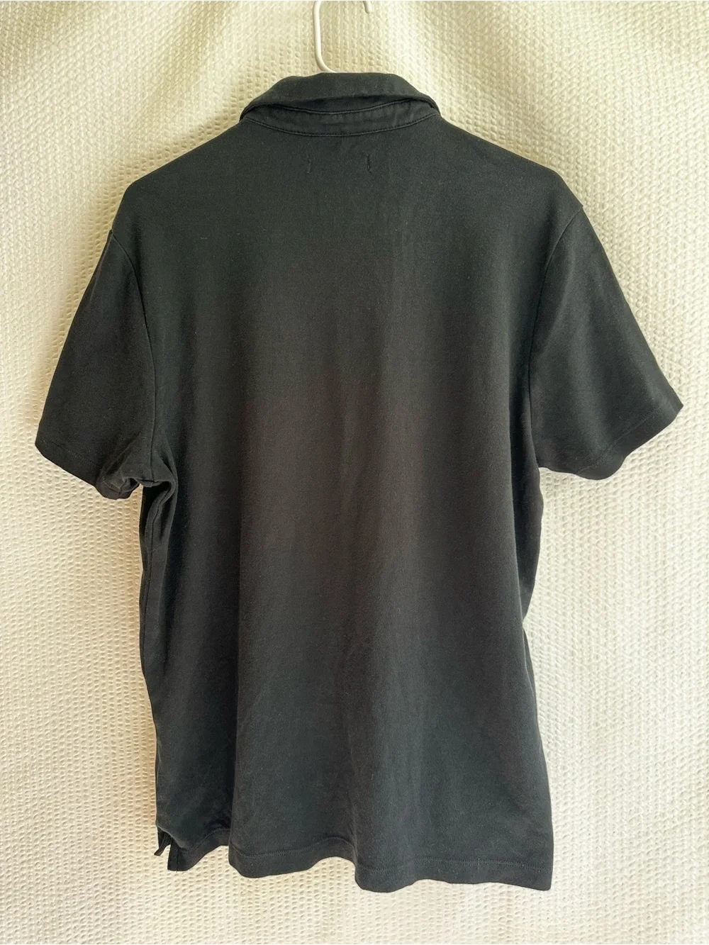 Banana Republic Men’s Black Cotton Polo Short Sleeve Shirt Medium Casual